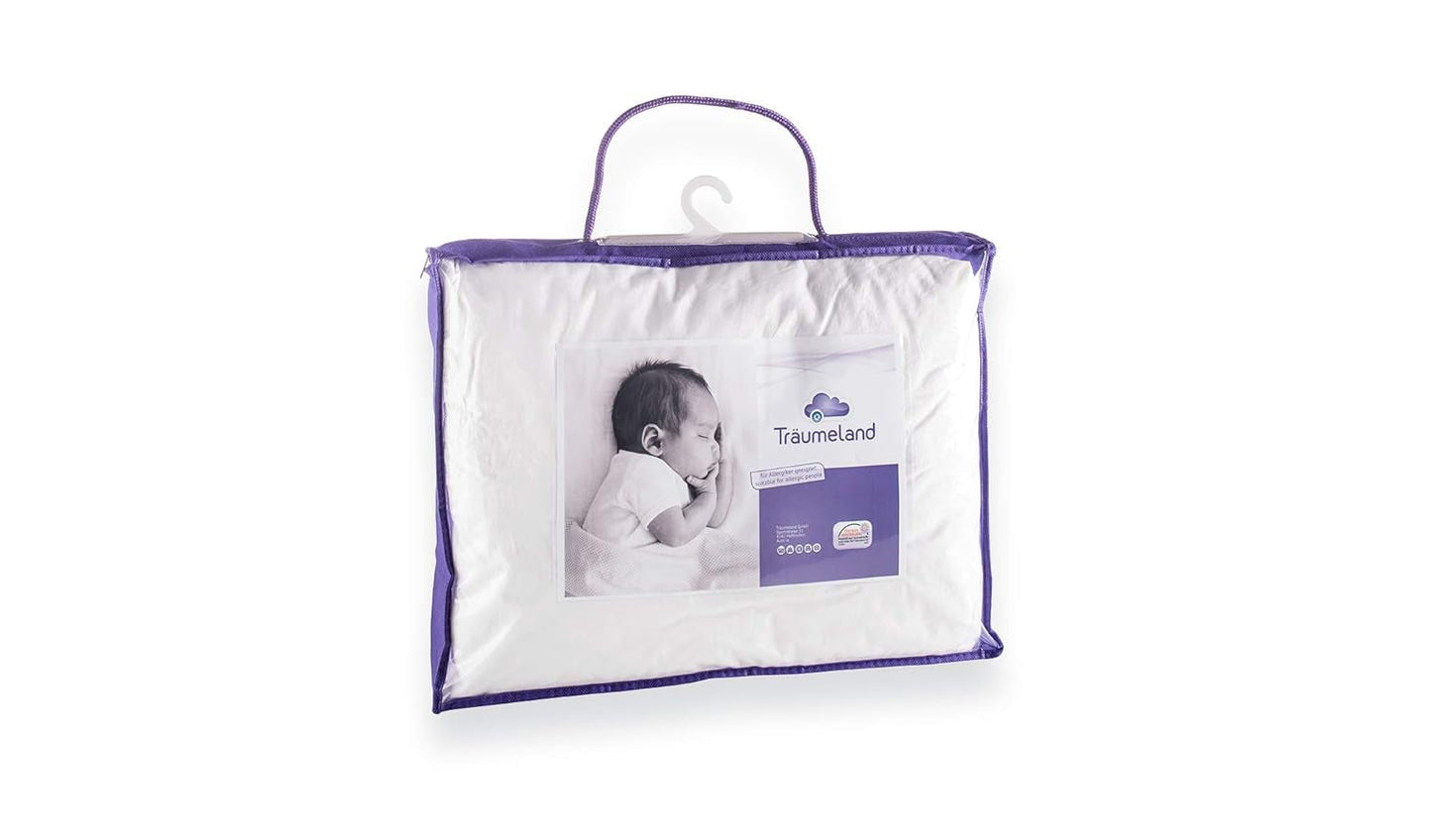 Dreumeland T060183 Cuscino Muschio con Tencel 40 X 60 cm, bianco Cuscini standard Naty Shop