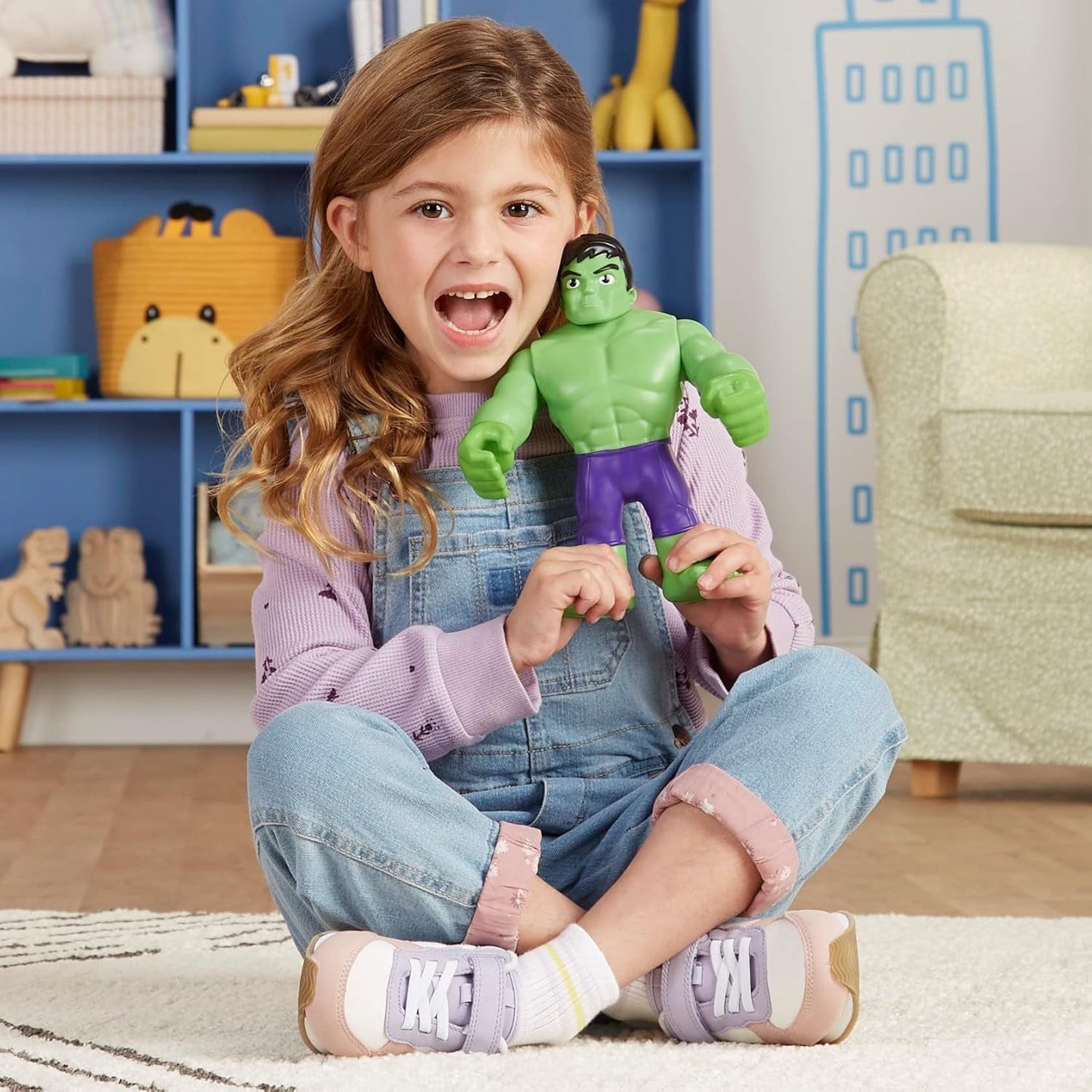 Marvel Spidey e i suoi fantastici amici e i suoi straordinari amici figura eroe gigante 22 cm hulk giocattolo per bambini dai 3 anni taglia unica Action figures Naty Shop