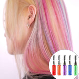5 colori tinture per capelli temporanee cera per capelli colorata mascara per capelli tintura per capelli temporanea mascara per ragazze e donne tintura per capelli lavabile gesso adatto per compleanni cosplay fai da te Halloween tinture per capelli Naty Shop