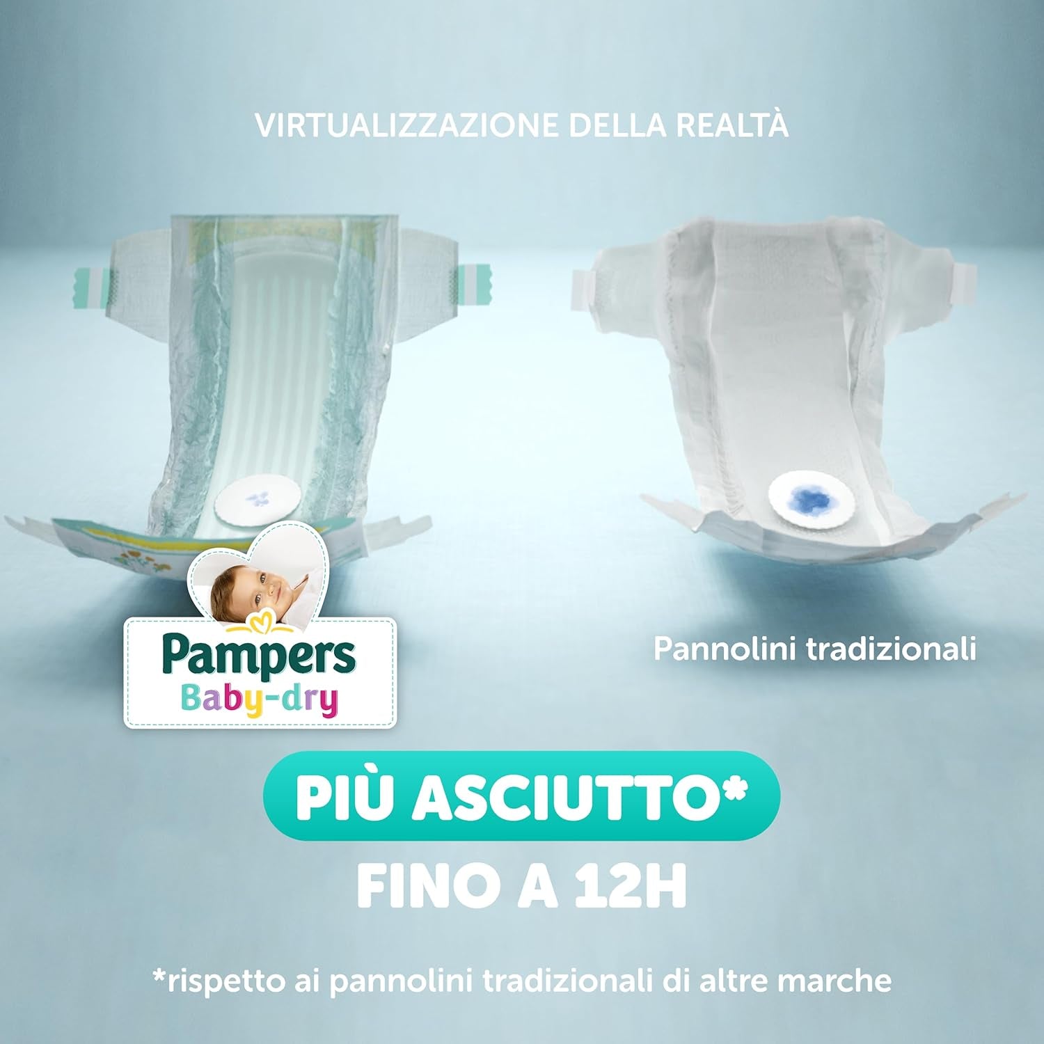 Pampers Baby Dry Maxi Taglia 4 (7-18kg), 200 Pannolini + 500 Punti Coccola Extra Gratis