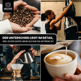 KING'S COFFEE - WHITE EDITION - miscela leggera 100% Arabica da Etiopia, Messico, Perù e Tanzania - torrefazione in piccoli lotti in Italia - caffè espresso in grani interi per macchine portafiltro - 1 kg