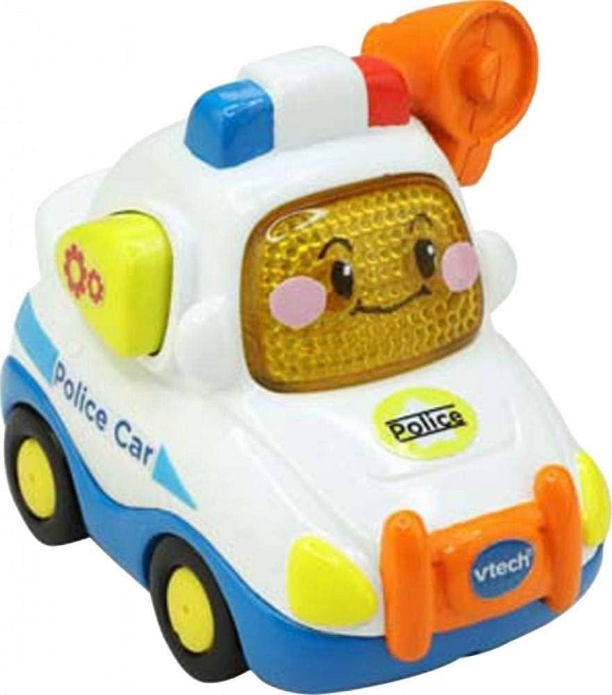Vtech TUT TUT Baby Flitzer - Polizia - Macchinina con musica, pulsante luminoso, frasi e suoni interessanti - Per bambini da 1 a 5 anni Bebe Naty Shop Toys Titolo predefinito