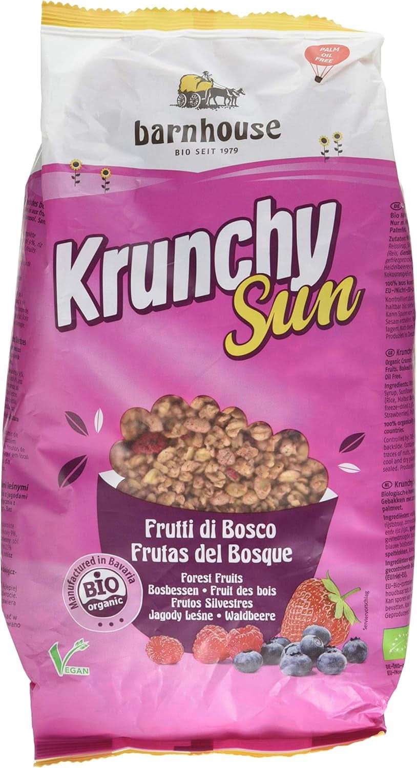 Muesli Barnhouse Krunchy Sun Fruits, 750 grammi Cereal Naty Shop