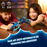 LEGO Dreamzzz La Motocicletta del Gatto di Zoey Regalo 2 in 1 per 7+ Anni Modello Animale Costruzioni Motocicletta Giocattolo Fantasy Set da Gioco per Ragazzi e Ragazze 71479 Set di Costruzioni Beuche den LEGO-Store