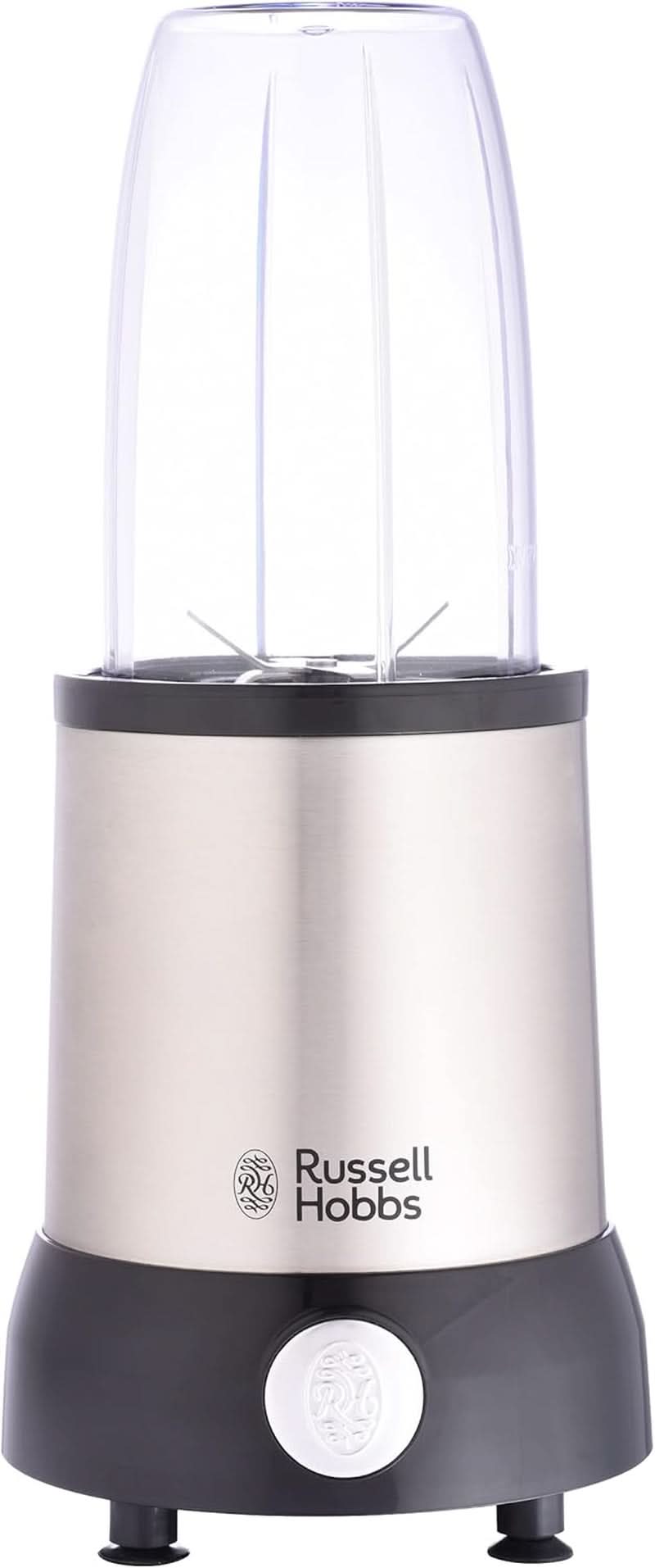 Russell Hobbs Mixer [Multifunzione - Robot da cucina] Nutriboost (Inkl. 5 Bpa-Free e Spülmaschinengeeignete Behälter + Deckel, 22.000 U/Min, 0.9 Ps-Motor) Elektrischer, Smoothie-Maker 23180-56 Kitchen Naty Shop