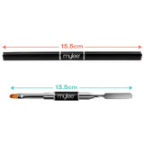 Mylee Magic Extender Gel Tool Mit Zwei Enden – 2 in 1 Pinsel & Spachtel per UV/ LED Nagelkunst, Nagelspitzen & For Extensions