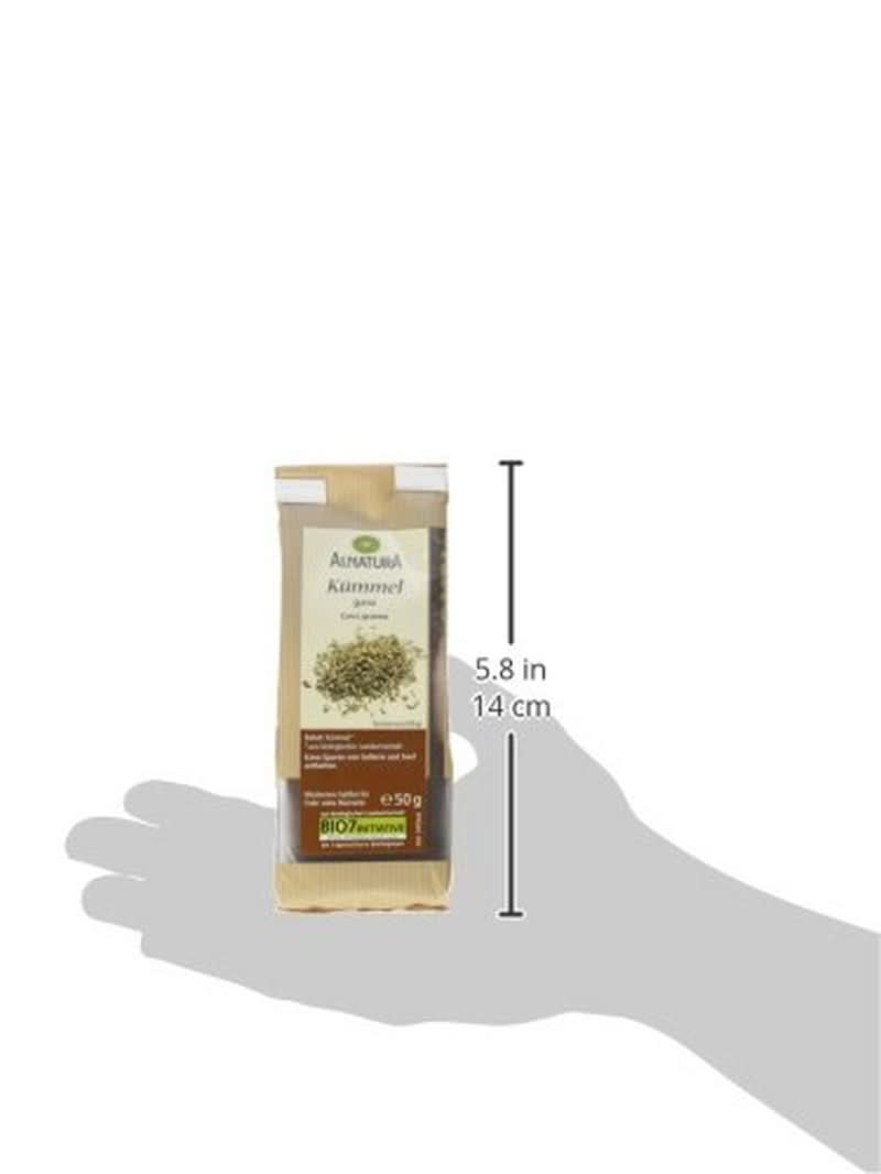 Cumino intero biologico, 50 grammi Condimente Naty Shop