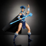 Figura d'azione di Masters of the Universe Masterverse ca. Alto 18 cm, New Eternia Evil-Lyn, MOTU Toy Villainess, Strega, 30 punti movimento, Bacchetta con sfera di cristallo, Action figure JBP77 Naty Shop