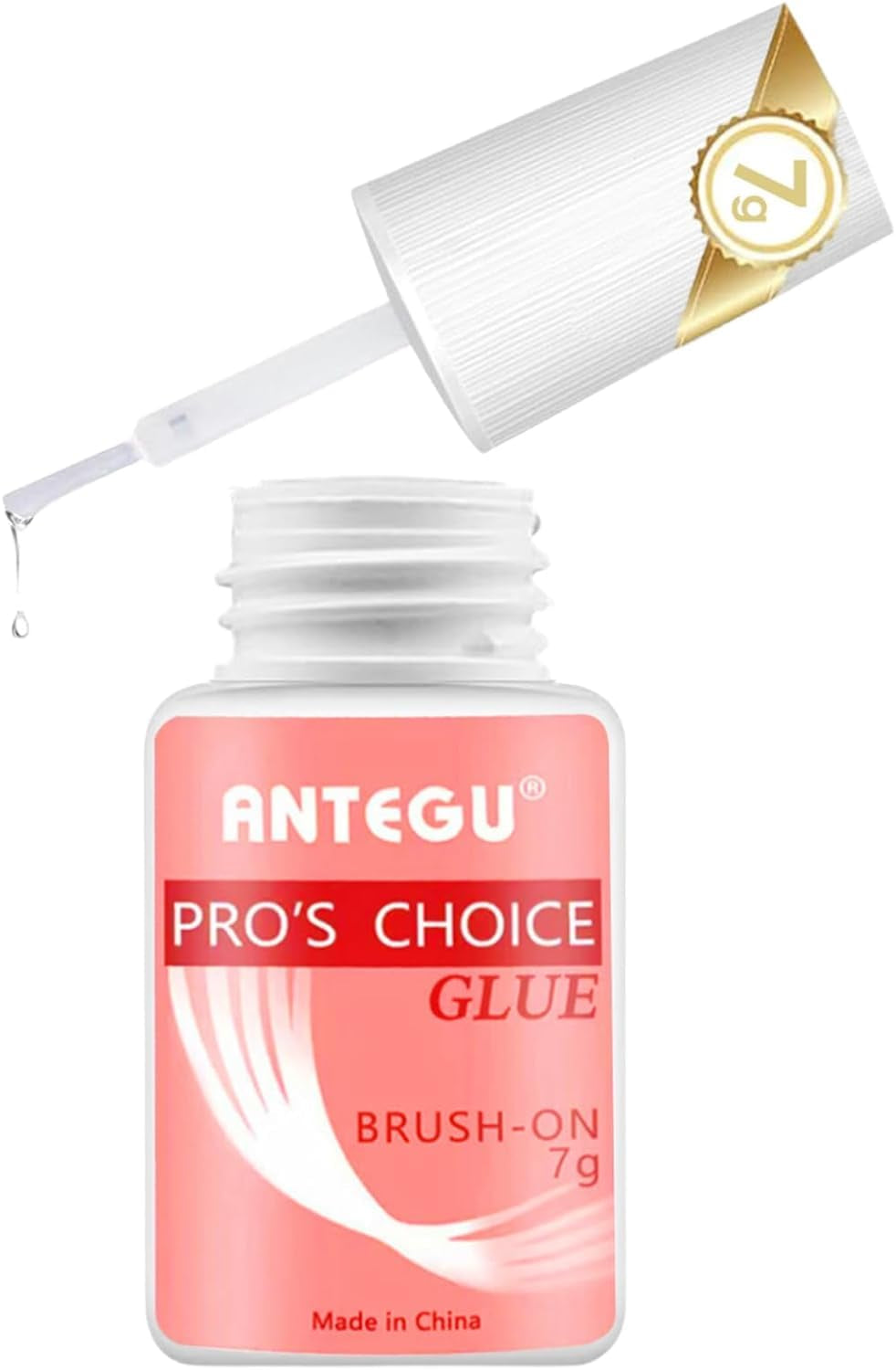 Colla per unghie extra forte: include pennello, colla per extension per unghie 4 x 7 g, colla per punte acriliche e colla per unghie artificiali