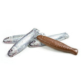 Sardine al cioccolato - in scatola - cinque pesci al cioccolato | Divertente regalo di cioccolato | Pesce Al Cioccolato | Figure di pesci | Niente alcol