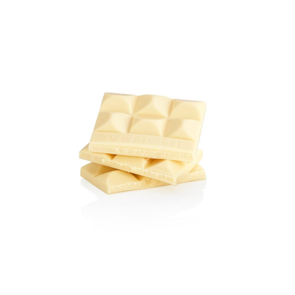 Venchi - Tavoletta di cioccolato bianco extra, 78 g - alla vaniglia - Senza glutine