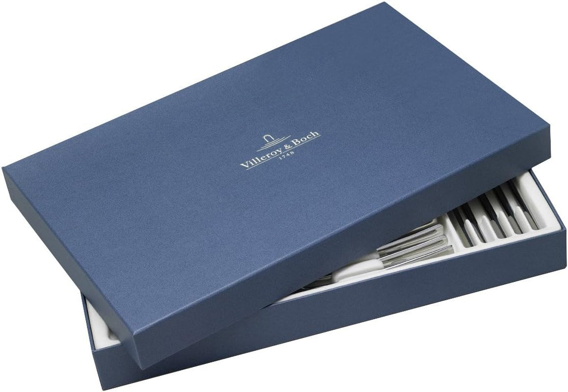 Villeroy & Boch Crossband Septfontaines, posate per 6 persone, 30 pezzi, acciaio inox Kitchen Naty Shop