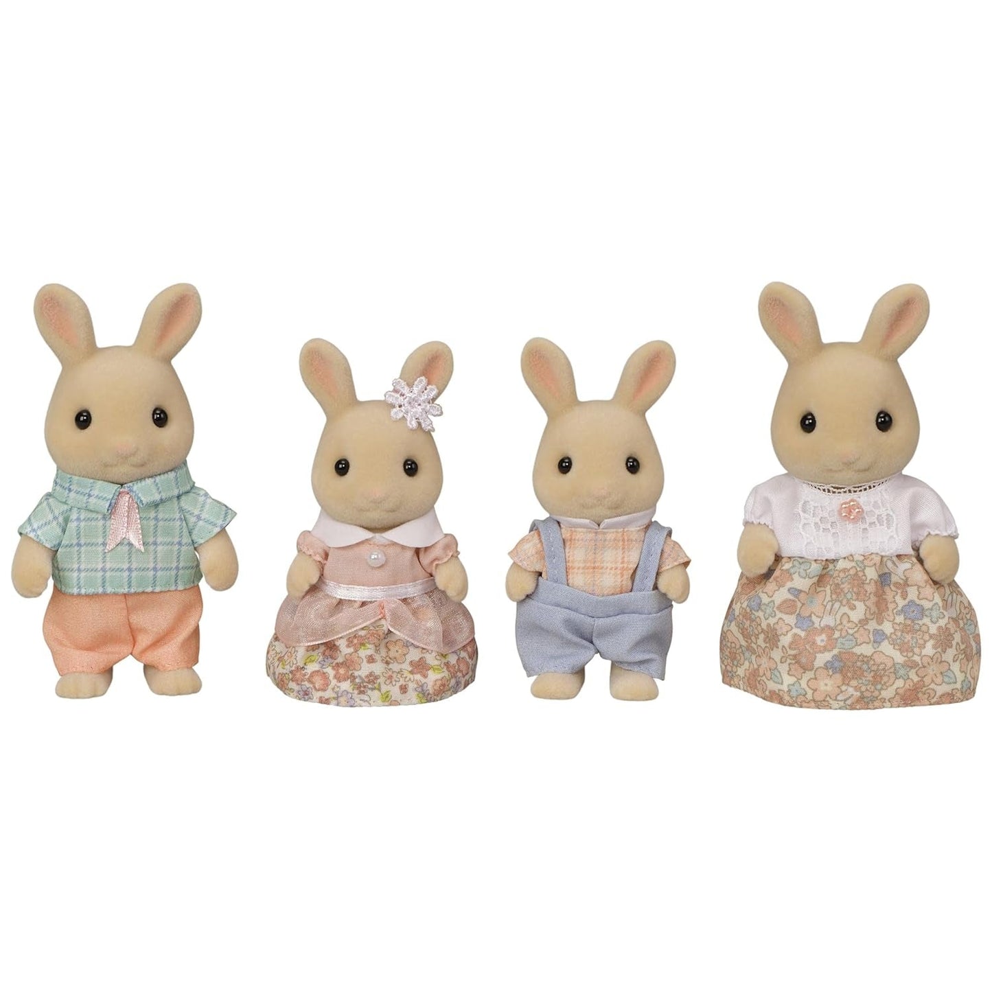 L5567 NUOVA casa iniziale, multicolore L5706 Famiglia di coniglietti di latte - Figure di case delle bambole