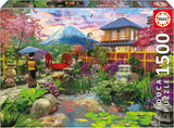 Educa - Puzzle da 1500 pezzi per adulti | Il giardino giapponese. Dimensioni: 85X60 cm. Include la colla per puzzle Fixpuzzle. Per 14 anni (19937) Puzzle Naty Shop Titolo predefinito