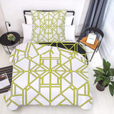 Biancheria letto per bambini, ragazzi, vari modelli, con cerniera, microfibre di poliestere Biancheria letto - bambini Naty Shop Linee geometriche 135X200 Cm + 80X80 Cm