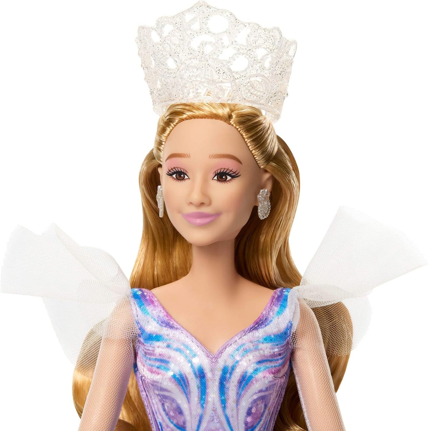Mattel Wicked: Part 2 della Universal Pictures Glinda Deluxe Bambola con vestito staccabile e 3 accessori, Ispirata al film, JFM13, [Multicolore]
