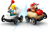 LEGO City No Limits: Soapbox Race With Ramp - Giocattolo da costruzione per ragazzi e ragazze dai 6 anni - Set con 2 scatole di sapone e 4 minifigure di Racer - Idea regalo per bambini 60460 Set di costruzione Besuche den LEGO-Store