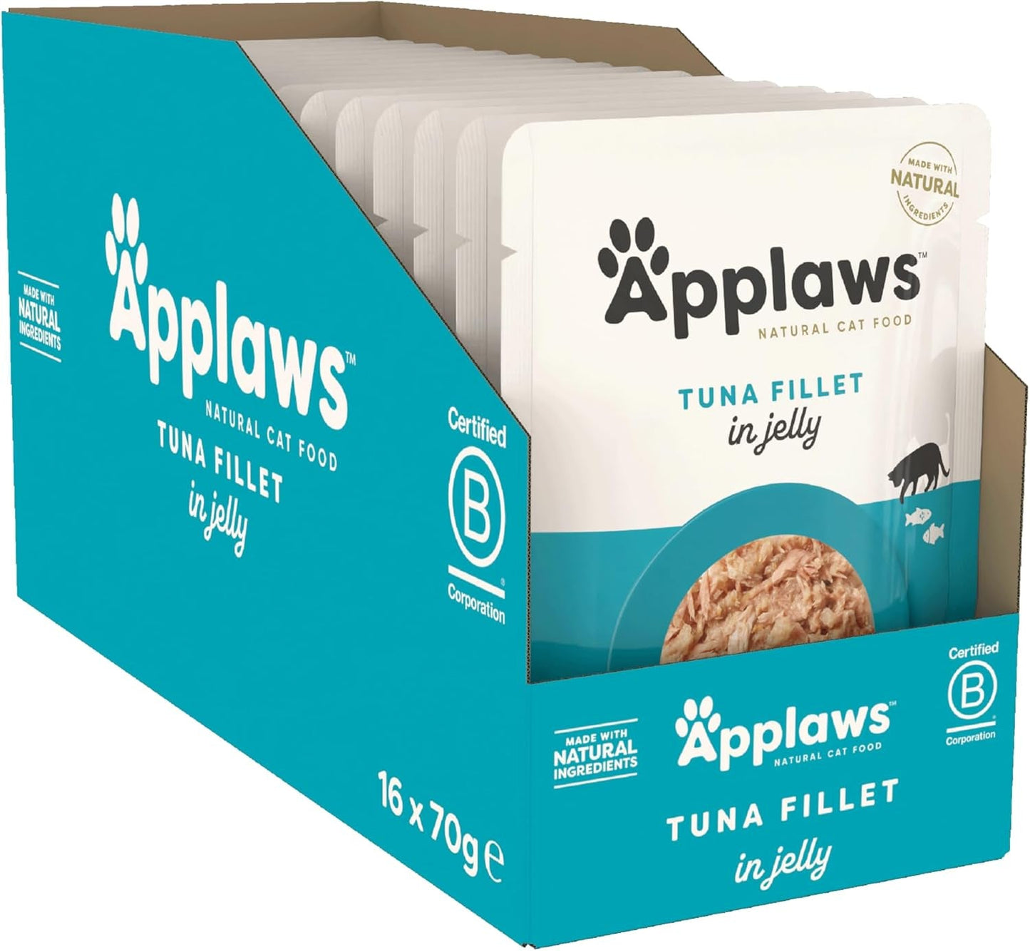 Applaws Cat Pouch Filetto di Tonno in Gelatina 1x(16x70g)