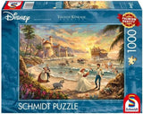 Schmidt Spiele 58036 Thomas Kinkade Disney La sirenetta La festa dell'amore Puzzle da 1000 pezzi Naty Shop Titolo predefinito