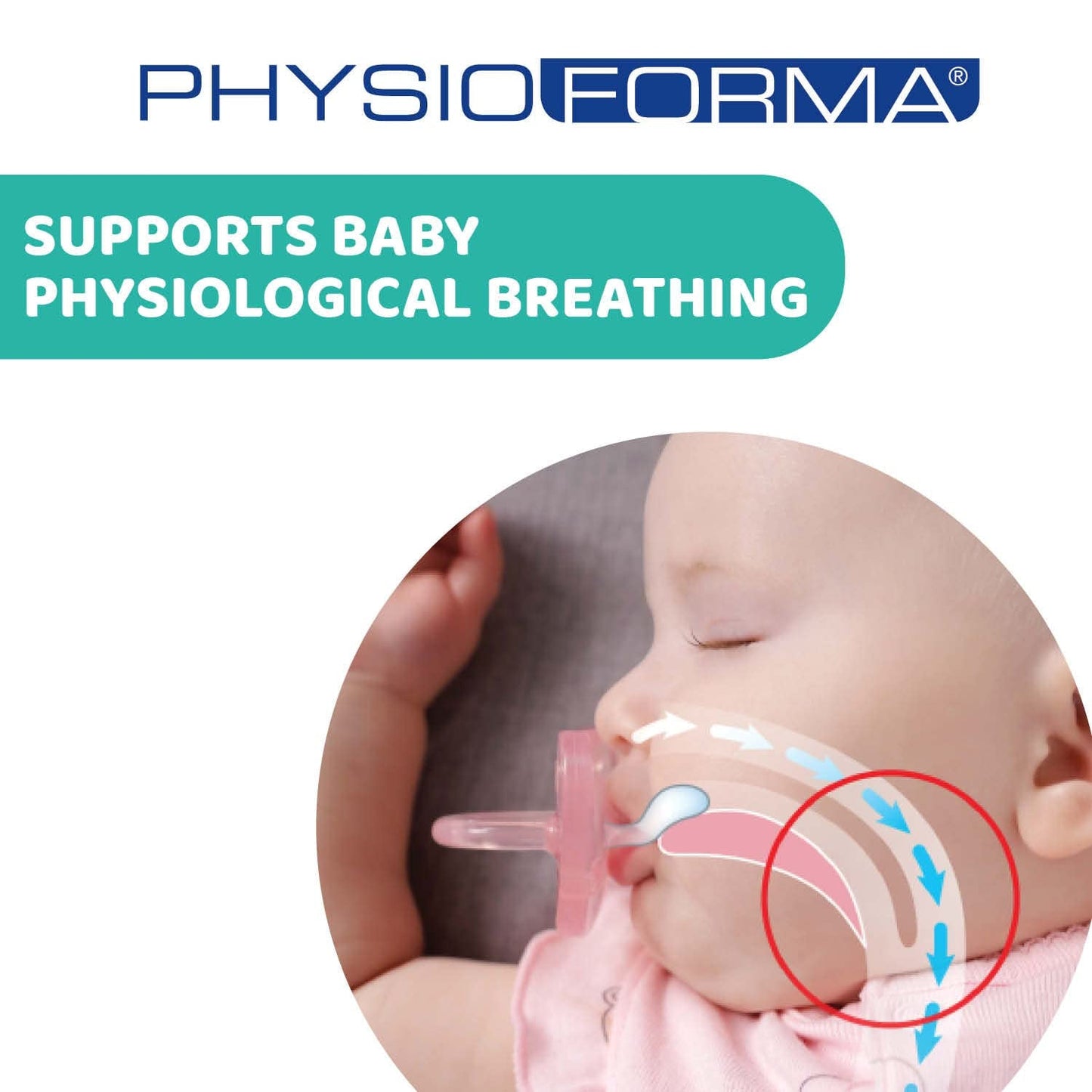 Ciuccio Chicco PhysioForma Comfort 6-16 Mesi, 1 Pezzo, Ciuccio con Tettarella in Silicone, Supporta la Respirazione Fisiologica e Favorisce il Corretto Sviluppo Orale, Blu