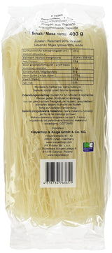 Spaghetti di riso - Tagliatelle tailandesi a nastro di riso larghe 1 mm, a base di farina di riso - 17 x 400 g