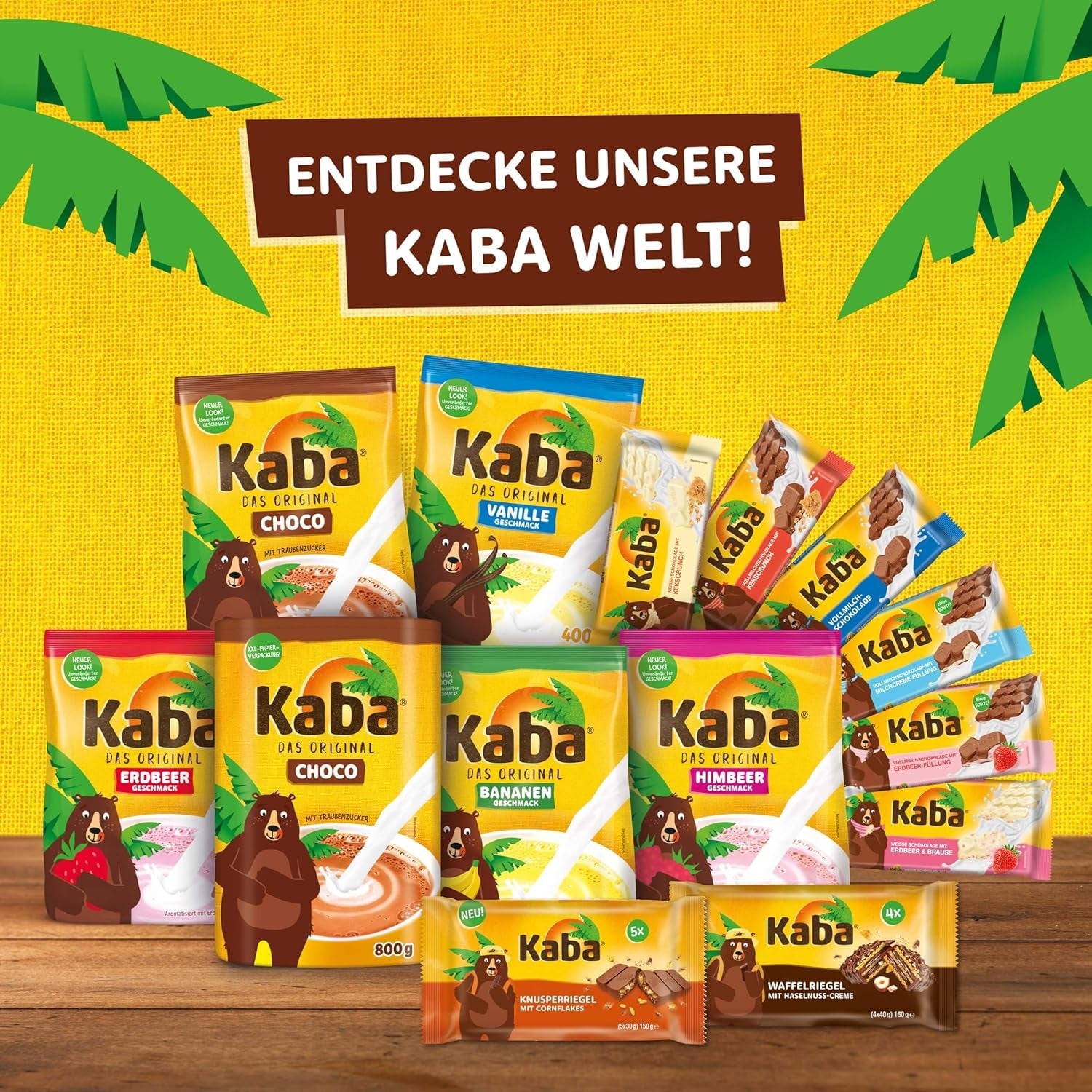 Barrette napoletane Kaba 40g, 4 barrette croccanti ripiene di wafer e pregiata crema alla nocciola, in confezione multipack dal gusto originale Kaba