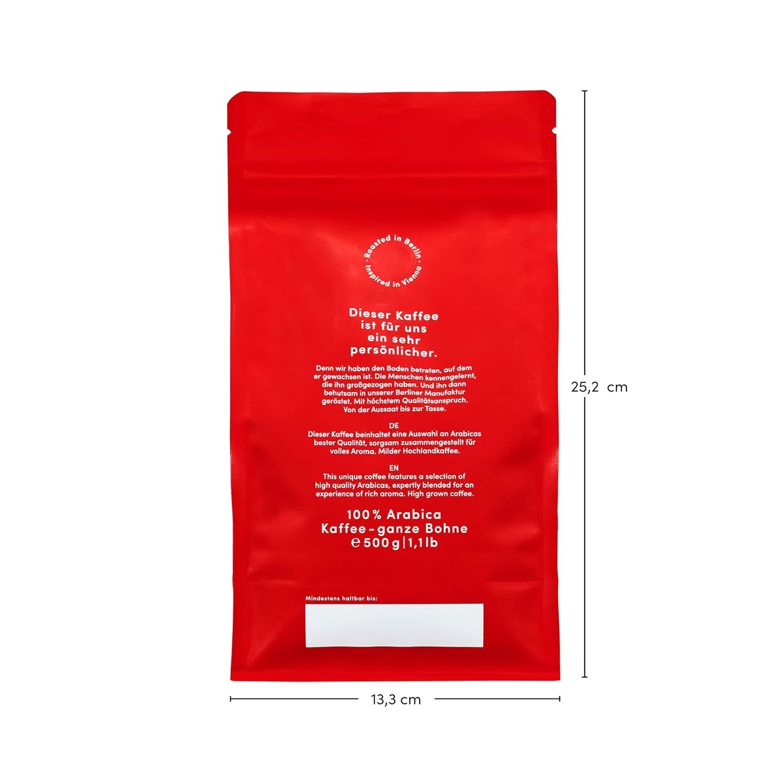 Roasters Pick Miscela Espresso - 100% Arabica, ganze Bohne - vielschichtige Röstung - frisch in Berlin geröstet - 500g