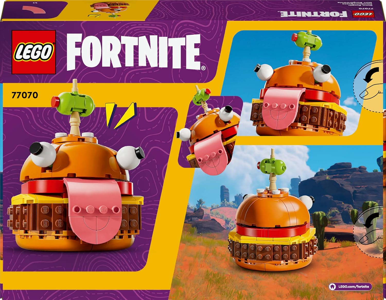 LEGO Fortnite Durrr Burger, set di costruzione del videogioco per giocatori 9+, modello da esposizione, figura da collezione, regalo per bambini, adolescenti e adulti, articolo da collezione 77070 Set di costruzione Besuche den LEGO-Store