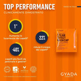GYADA COSMETICS, maschera per capelli in materiale leggero e rivitalizzante, dona lucentezza e morbidezza, effetto nutriente e riparatore, con cuffia termica, a base di olio di cocco e avocado, maschera per capelli Naty Shop da 60 ml