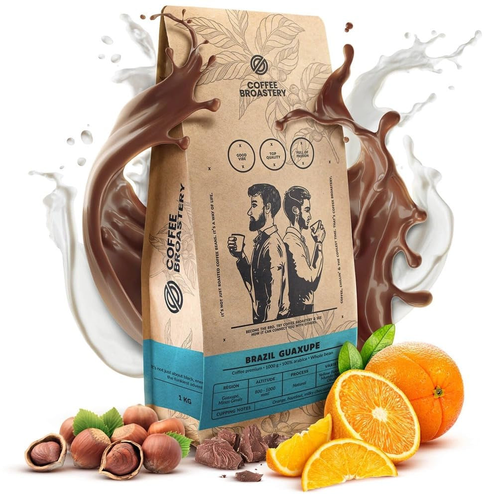 Set caffè in grani 3x1kg 3000g | Brasile Guaxupe | Brasile Mogiana | Brasile Cerrado | Brasile | Caffè speciale | Appena fritto