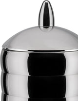 Alessi Kalistò 2 CB02 - Barattolo da cucina in acciaio inox 18/10 con pomello in alluminio, 114 cl, argento Contenitori per alimenti Naty Shop