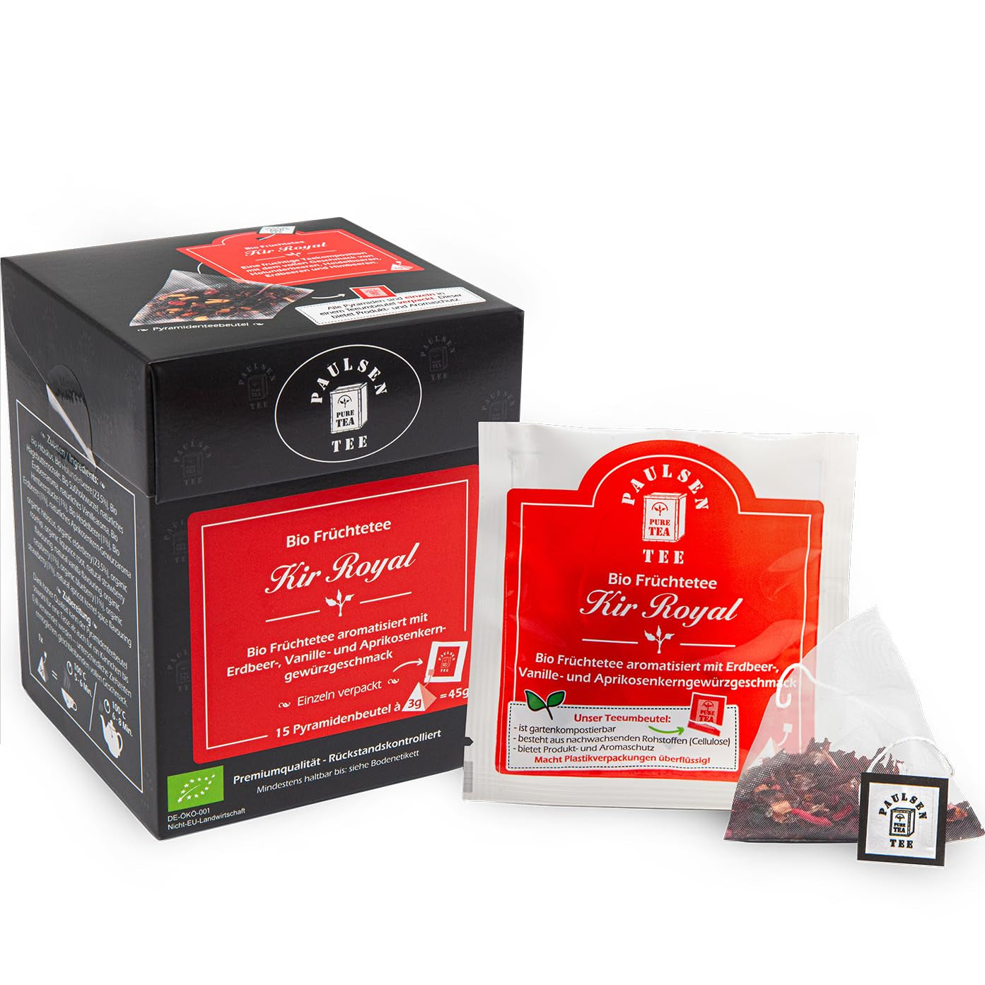 Sweet Heart 2 x 100 g Paulsen Tea Tè alla frutta controllato per i residui