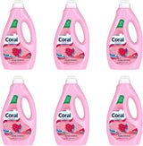 Detersivo liquido delicato Corallo per lana e bucati delicati, 23 lavaggi, 1,15 Litri Detersivi Bucato Naty Shop Set 6 x 1,15 Litri