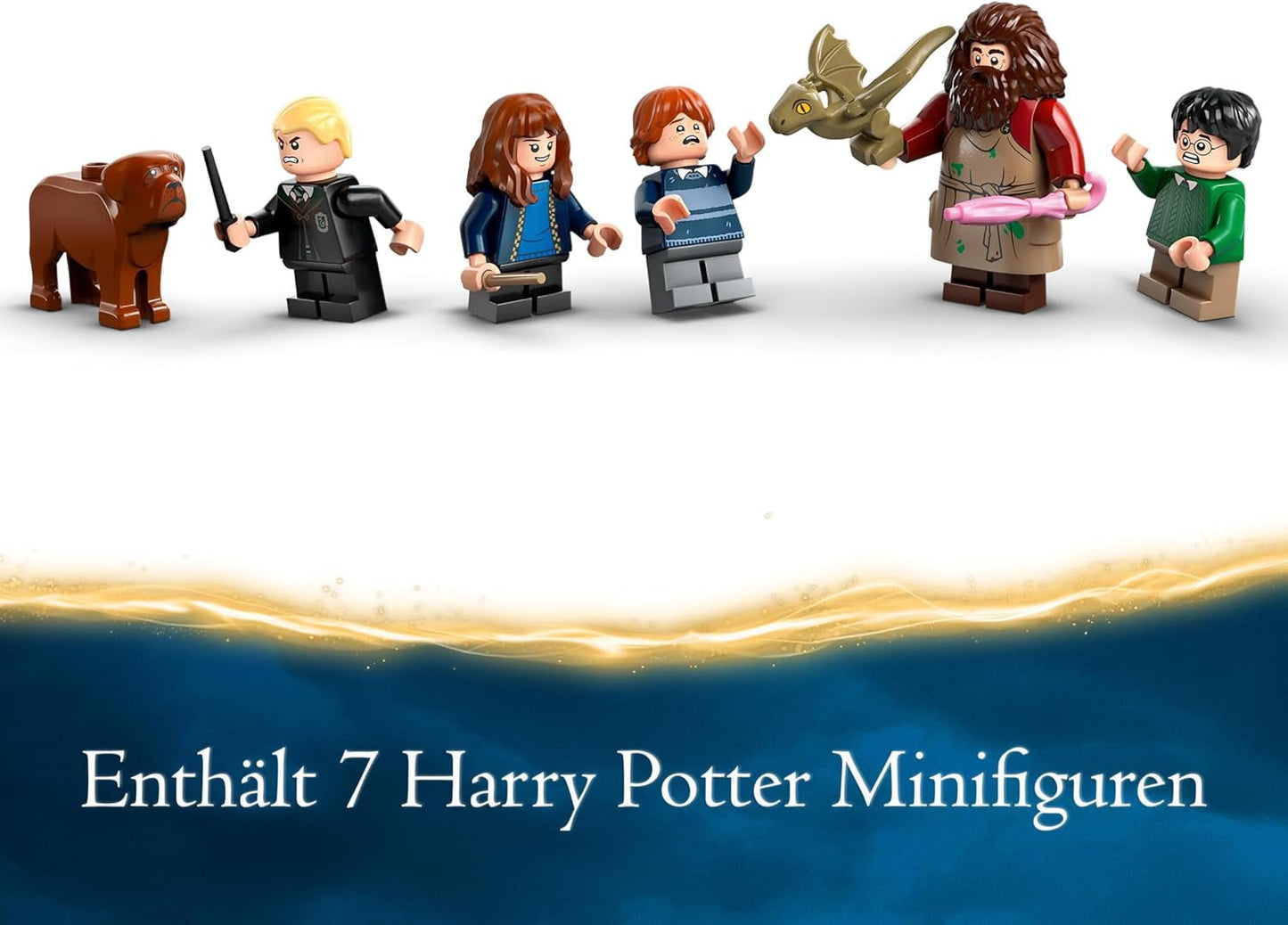 LEGO Harry Potter La capanna di Hagrid: set una visita inaspettata con 5 mini personaggi e 2 personaggi di animali, regalo per donne e uomini, giocattolo di avventure magiche, set fantasy 76428 Set di costruzione Beuche den LEGO-Store