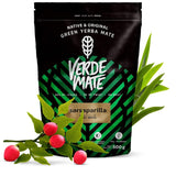 Set da tè Yerba Mate alle erbe | Yerba Mate alle erbe | Green Mate Green Energy Guaranà, Guayusa Jazmin, Salsapariglia | Yerba Mate verde brasiliana | 3X500G