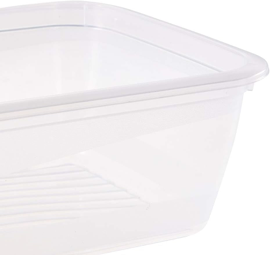 Kekeeper set 3 barattoli per alimenti, 3 x 1,25 l, 20,5 x 15,5 x 6,5 cm, Fredo Fresh, blu trasparente Scatole per alimenti Naty Shop