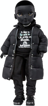 Rainbow High Shadow High - REXX McQueen - Bambola nera alla moda con abiti alla moda e oltre 10 accessori di gioco colorati - Ideale per collezionisti e bambini dai 4 ai 12 anni