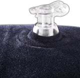 Cuscino per il collo gonfiabile con fessura nera Cuscino per il collo BCR3631 Cuscini da viaggio blu Naty Shop