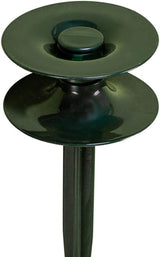 Set di 3 guide per tubo, verde, 24 x 9 cm | Tubo da giardino e guidacavo con ancoraggio a terra | Avvolgitubo per proteggere aiuole e muri di casa | Avvolgitubo per tubo e cavo da giardino