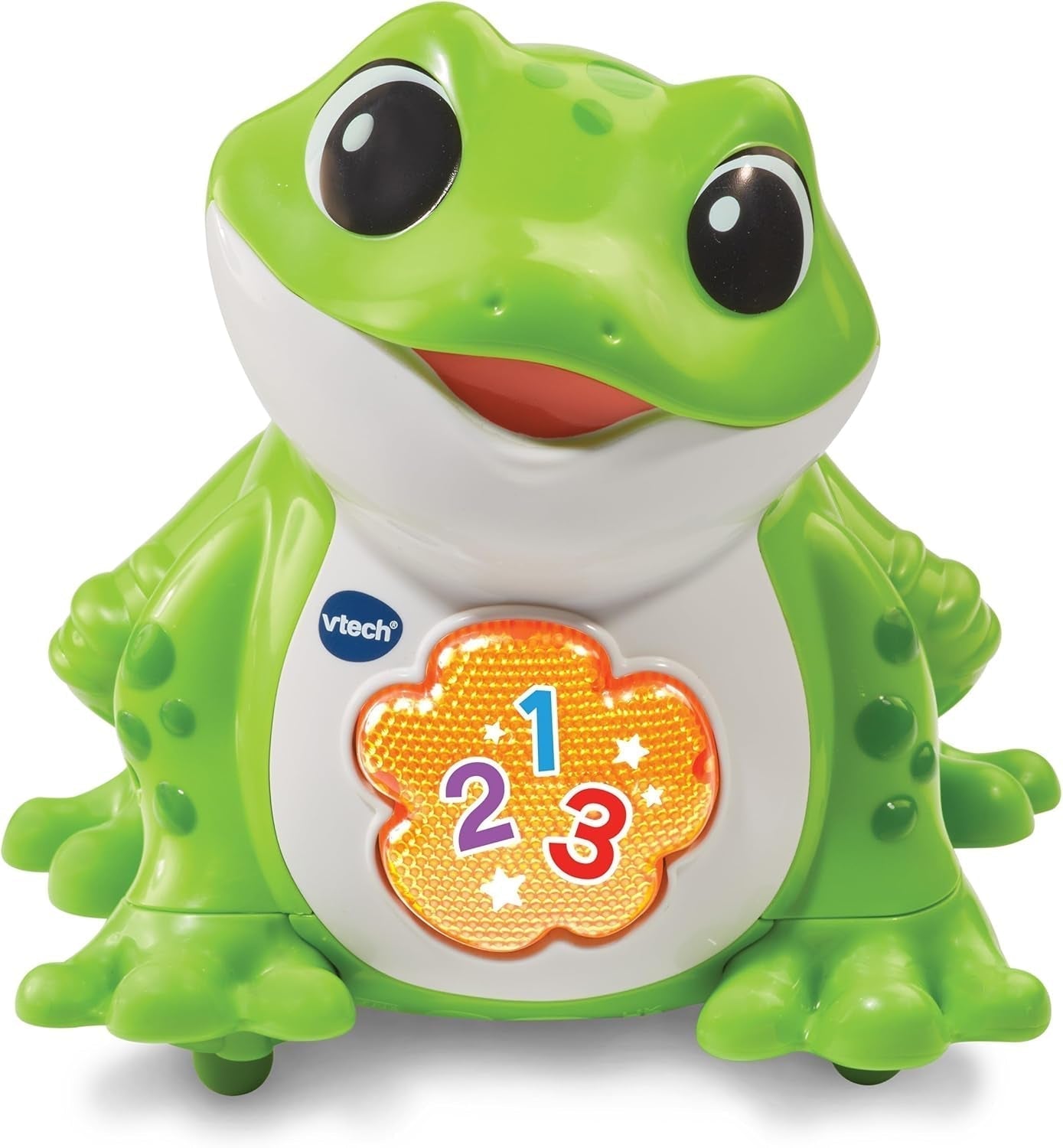 Vtech Baby Jumping Frog - Rana che salta parlante con 3 canzoni e 12 canzoni - Per 12-36 mesi Giocattoli per bambini Naty Shop Titolo predefinito
