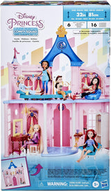 Disney Princess Castle Comfy Squad Casa delle bambole con 6 mobili e 16 accessori Giocattolo per bambine di 5 anni Case delle bambole Naty Shop