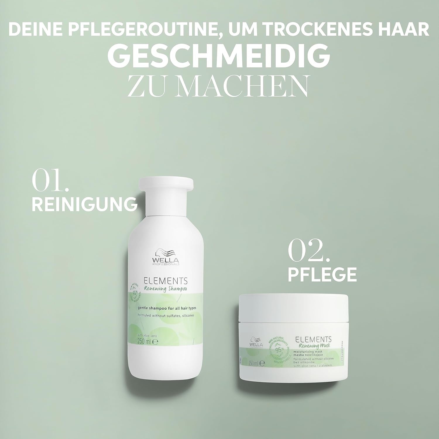 Wella Professionals Elements Shampoo rinnovante e rigenerante per tutti i tipi di capelli Wella Doccia e bagno