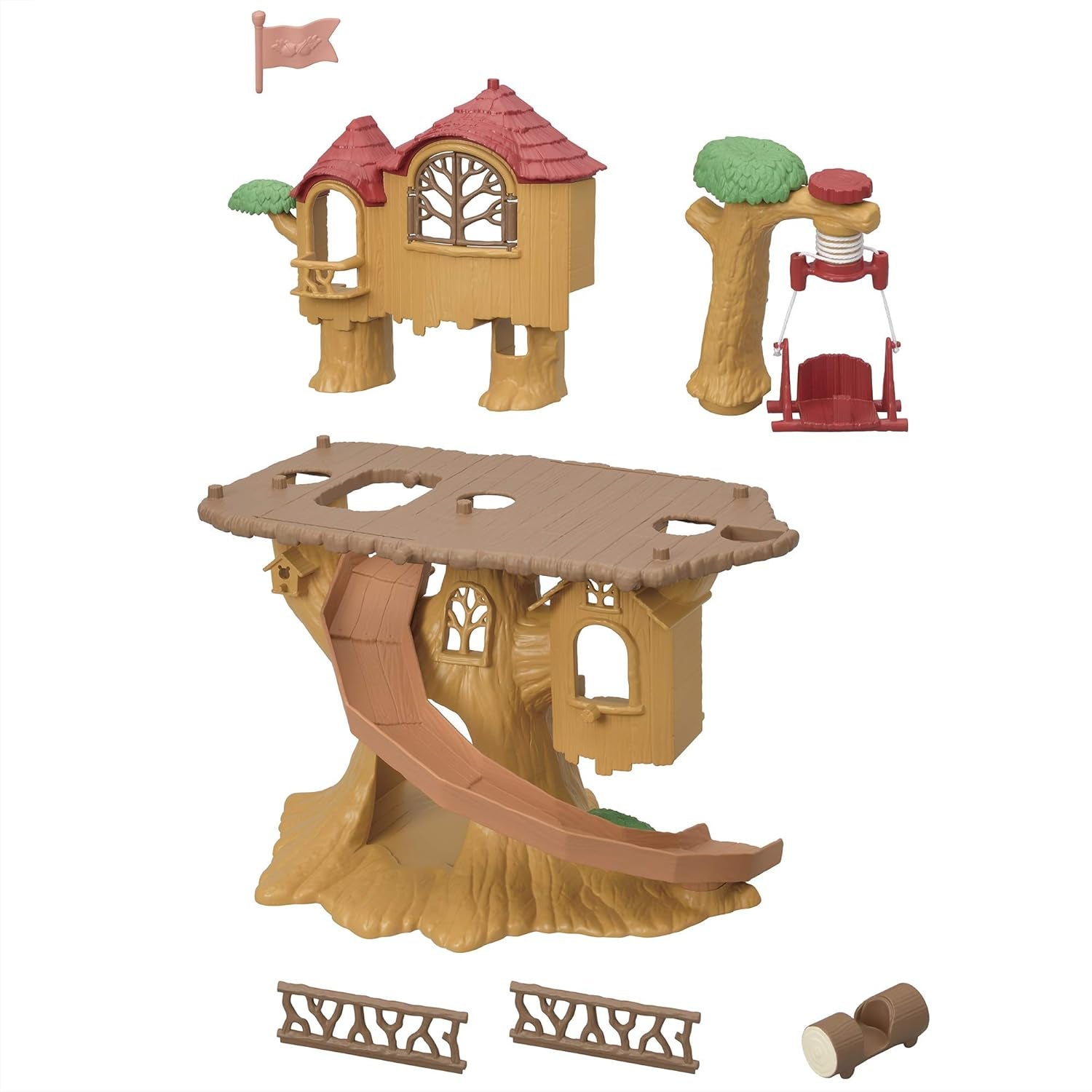 Sylvanian Families 5494 Casa sull'albero con avventura - Set da gioco per casa delle bambole
