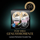 SHEBA Perfect PORTIONS patè per gatti con salmone, certificato MSC, 8 x 3 x (2 x 37,5 g) = 225 g (La confezione verrà aggiornata)