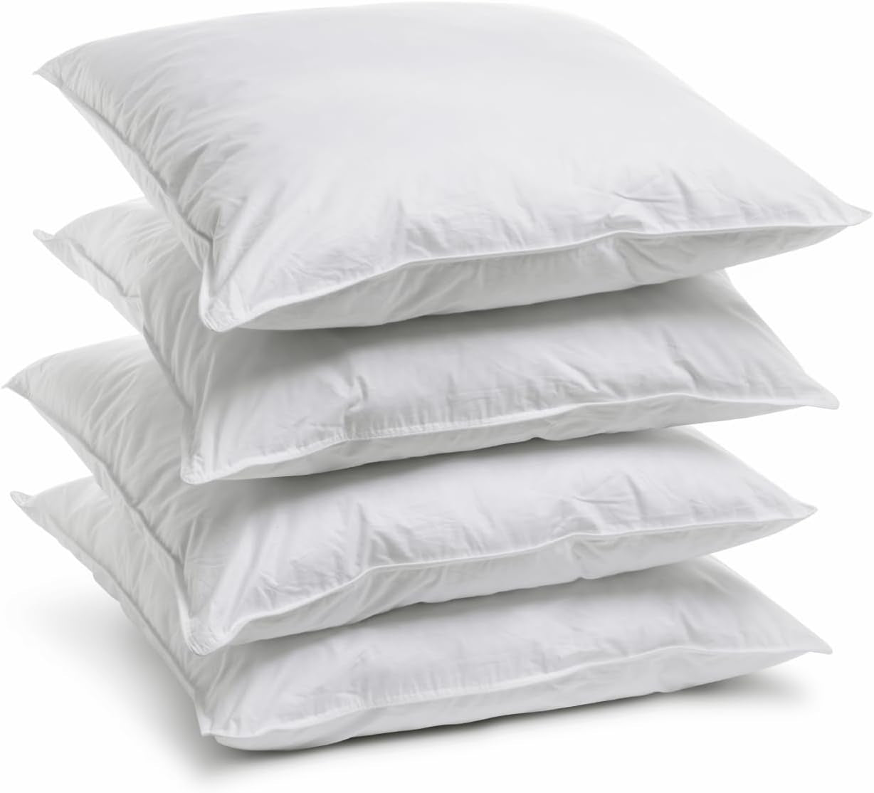 Bleu Câlin Home Collection Set 4 cuscini Cliniguard Antiacaro Bianco 60X60 Cm Cuscini standard Naty Shop Set 4 federe