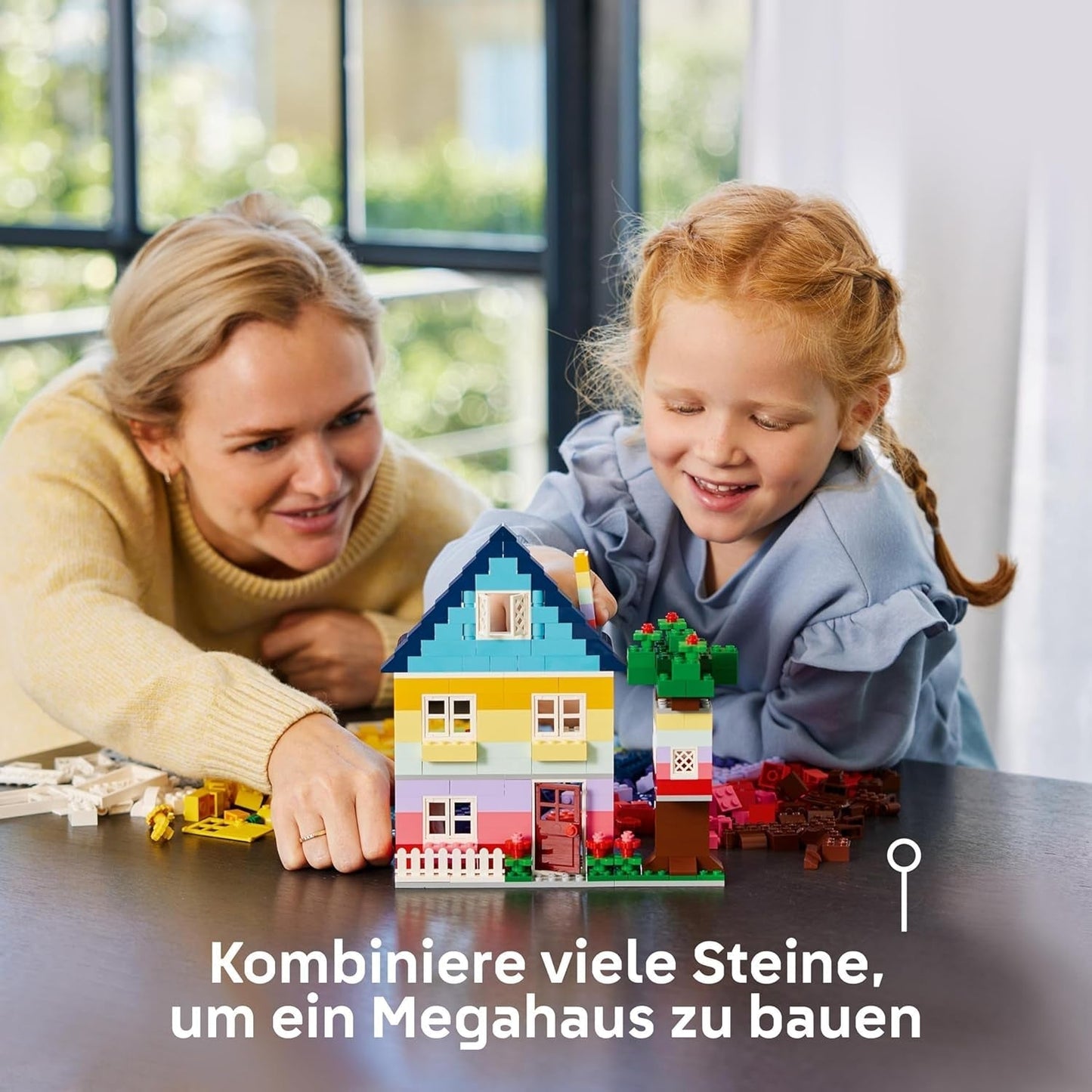 Case creative LEGO Classic, set di mattoncini da costruzione per bambini, giocattolo da costruzione da 850 mattoncini, giocattolo da costruzione con accessori, regalo per ragazzi e ragazze di 4 anni 11035 Set da costruzione Beuche den LEGO-Store