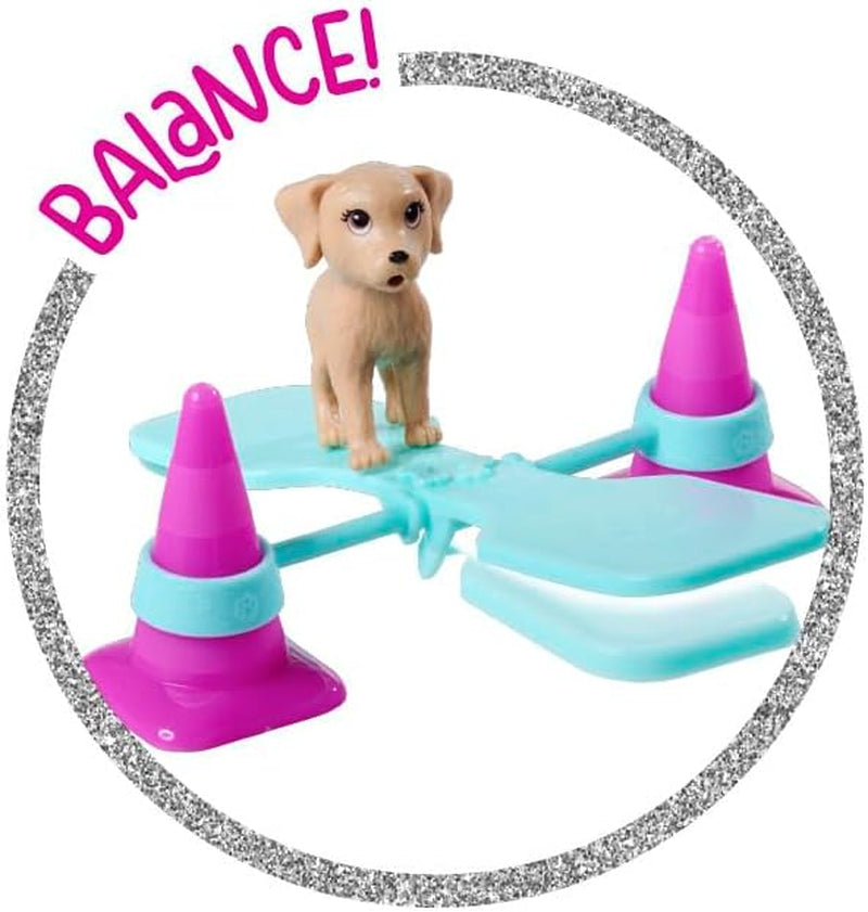 Simba Steffi Love Dog Trainer, bambola giocattolo come addestratrice di cani con corso di addestramento, 3 cani e accessori, 29 cm, da 3 anni