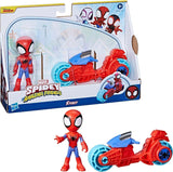 SPIDEY e I SUOI FANTASTICI AMICI Marvel Spidey Motocicletta Giocattolo per Ragazzi e Ragazze dai 3 Anni in su Action Figure Naty Shop
