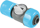 Attacco rapido Cellfast con valvola CellPRO 3/4", facile da regolare, design ergonomico, plastica PC/ABS, alta qualità, 52-331, blu