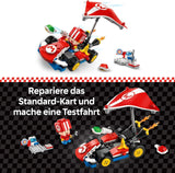 LEGO Super Mario: Mario Kart - Kart standard, collezione Nintendo, regalo per bambini, consente a ragazzi, ragazze e giocatori dai 7 anni in su di giocare in modo indipendente, giocattolo avventuroso con personaggio di Toad 72032 Set da costruzione Besuche den LEGO-Store